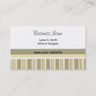 Stylish Stripes Business Card