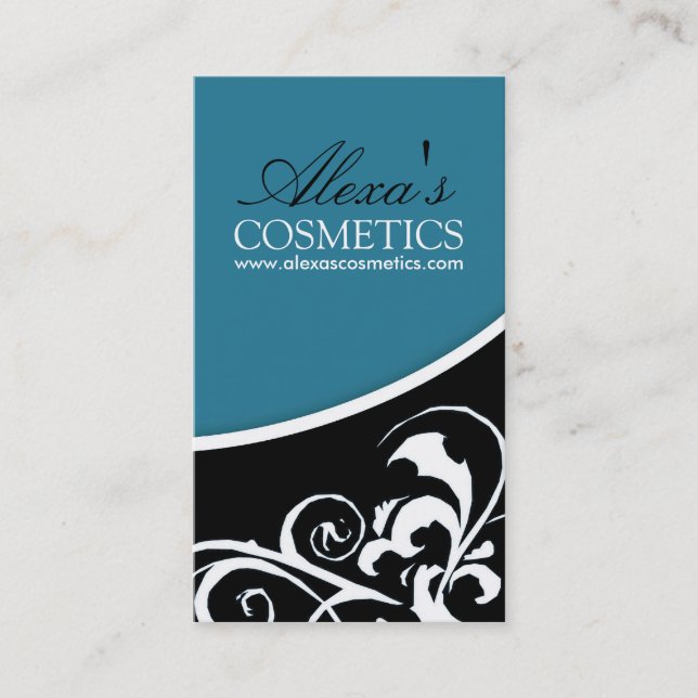 Stylish Swirl :: Business Card (Front)