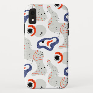 Stylish Swirls and Curbs Abstract Pattern Case-Mate iPhone Case