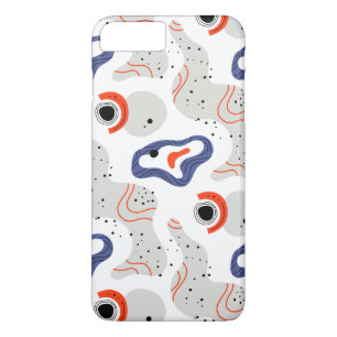 Stylish Swirls and Curbs Abstract Pattern Case-Mate iPhone Case