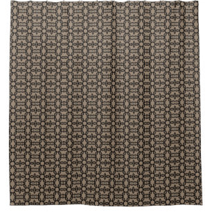Stylish Taupe Shower Curtain