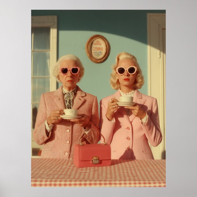 Stylish Tea Time Duo Poster (Front)