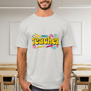 Stylish Teacher T-Shirt - Cute Unisex Cotton Tee