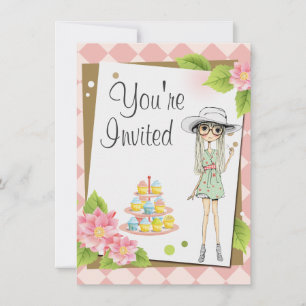Stylish Teen Girl Birthday Party Invitations