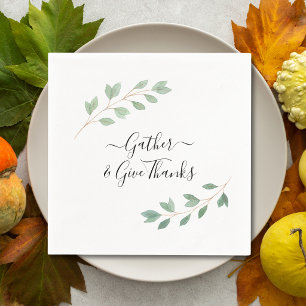 Stylish Thanksgiving Napkin