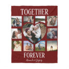 Stylish Together Forever | Heart Photo Collage