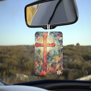 Stylish Touch of Serenity: Fresh Scents Cross Car Air Freshener