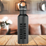 Stylish Trendy Black Out Modern Minimalist Simple<br><div class="desc">A striking black out design with a modern black block typography on an off-black charcoal grey background. The text can easily be customised for a design as unique as you are!</div>