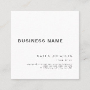 Stylish Trendy Black & White Business Card