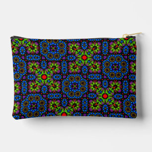 Stylish Trendy Cool Colourful Dot Art Design Accessory Pouch