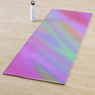 Stylish Trendy luxury purple green pink abstract Yoga Mat