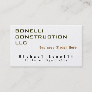 Stylish Trendy Modern Business Card