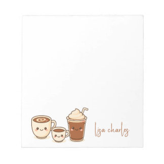 Stylish Trendy Modern Cute Coffee Colourful Notepad