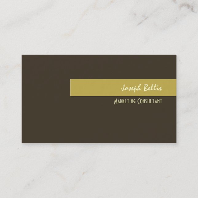 Stylish trendy retro colours business cards (Front)