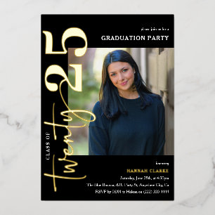 Stylish Twenty25 Photo Graduation Party