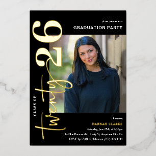 Stylish Twenty26 Photo Graduation Party