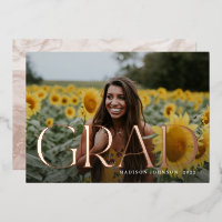 Stylish Type Graduation Full Photo