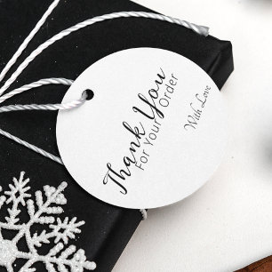 Stylish Typography Handmade with Love DIY Self-inking Stamp