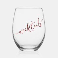 Stylish Typography Mocktails