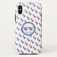 Stylish UK UNION JACK Monogram Abundant Life