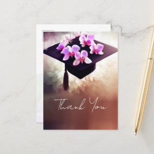 Stylish Unique Graduation Thank You Postcards