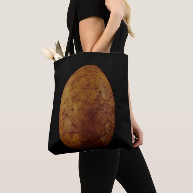 Stylish Unique Potato Tote Bag (Close Up)