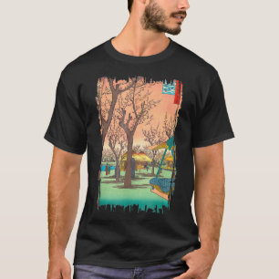 Stylish Vintage Art Plum Garden Hiroshige Classic  T-Shirt