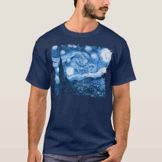 Stylish Vintage Art Starry Night Van Gogh Classic  T-Shirt