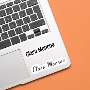 Stylish Vinyl  Personalized Name Sticker