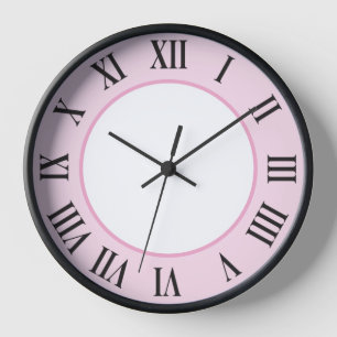 Stylish Wall Clock – Pink