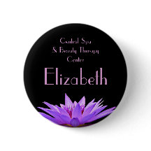 Stylish Water Lily on Black Spa Yoga Reiki