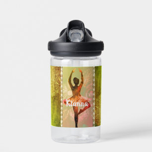Stylish Watercolor Ballerina     Water Bottle