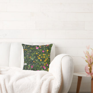 Stylish Watercolor Floral Pattern Cushion
