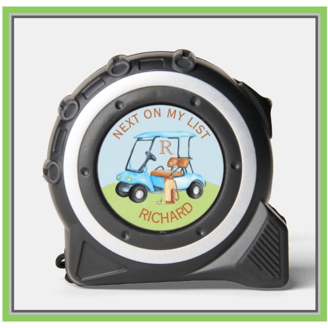 Stylish Watercolor Men's Golf Theme Name Monogram 1 (Creator Uploaded)