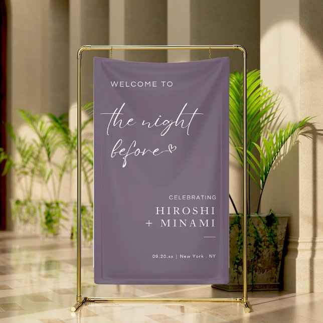 Stylish Welcome To The Night Before Banner (Creator Uploaded)