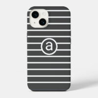 Stylish White grey pattern Monochromatic Name