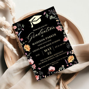 Stylish Wildflower Meadow Garden Graduation