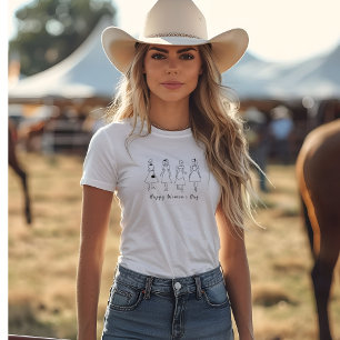 Stylish women Happy women's day T-Shirt