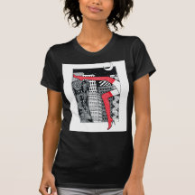 Stylish women's T-shirt with a picture 