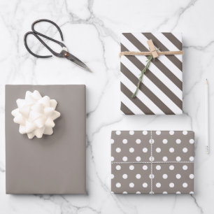 Stylish Wrapping Paper Flat Sheet Set of 3