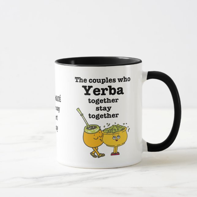 Stylish YERBA MATE Couples Mug (Right)
