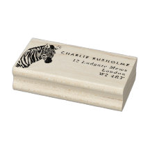 Stylish Zebra Name and Address
