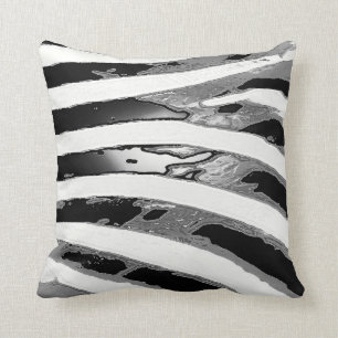 Stylish Zebra Pattern Accent Pillow