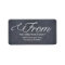 Stylishly Chalked Holiday Address Labels