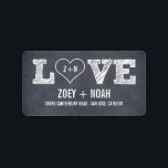 Stylishly Chalked Wedding Address Labels<br><div class="desc">Featuring a chalkboard look with stylishly unique typography,  this wedding collection is sure to add an elegant vintage touch to your wedding stationery. 

 Custom requests are welcome!</div>