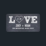 Stylishly Chalked Wedding Address Labels<br><div class="desc">Featuring a chalkboard look with stylishly unique typography,  this wedding collection is sure to add an elegant vintage touch to your wedding stationery. 

 Custom requests are welcome!</div>