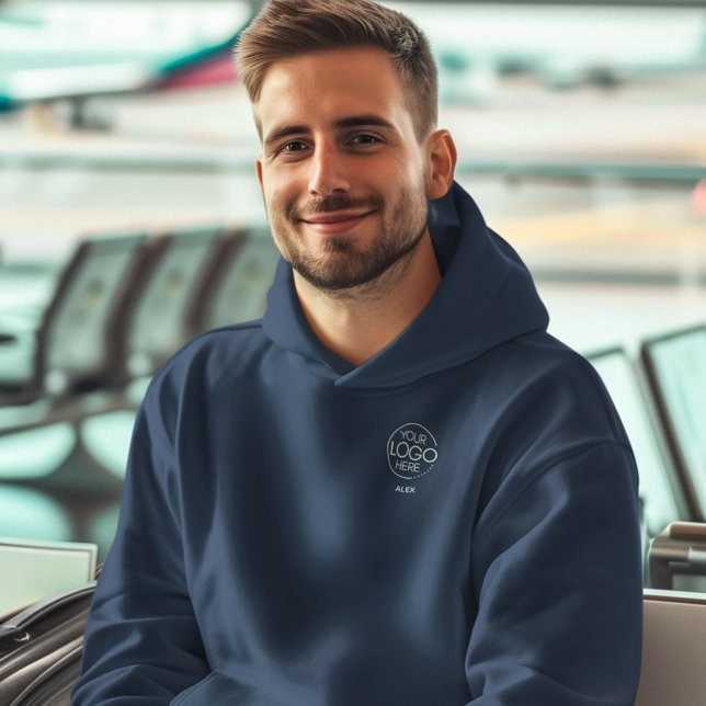 Stylishly Elegant Company Branded Logo  Hoodie (Creator Uploaded)