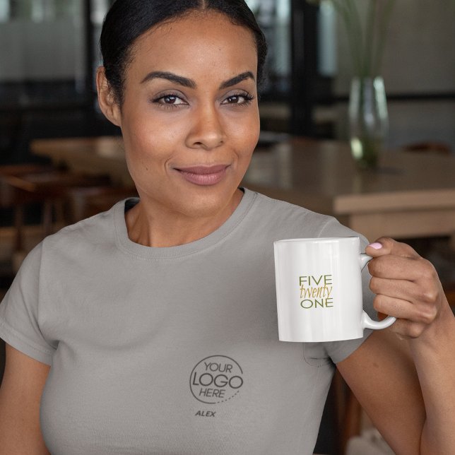 Stylishly Elegant Company Branded Logo  T-Shirt (Creator Uploaded)