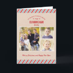 Stylishly Mailed Christmas / Holiday Greeting Card<br><div class="desc">Design © Berry Berry Sweet.  Visit our design showroom at WWW.BERRYBERRYSWEET.COM</div>