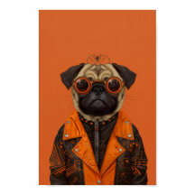 Stylishly Spooky Pug 